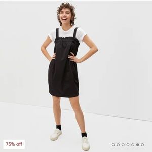 Brand new everlane paper bag dress, black, xs, POCKETS!!!